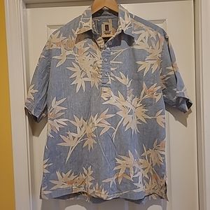 TORI RICHARD MEN'S BUTTON DOWN SHIRT,  SIZE L